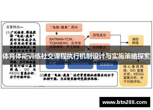 体育体能训练社交课程执行机制设计与实施策略探索